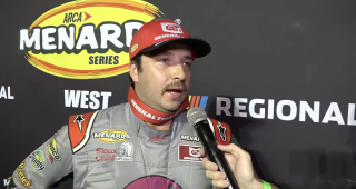Trevor Huddleston’s Victory Lane interview at Madera Speedway